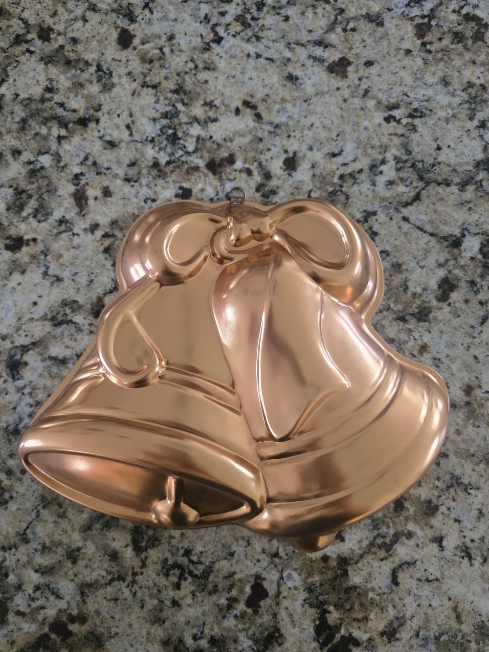 Vintage Copper-Tone Bell Decorative Cake Mold